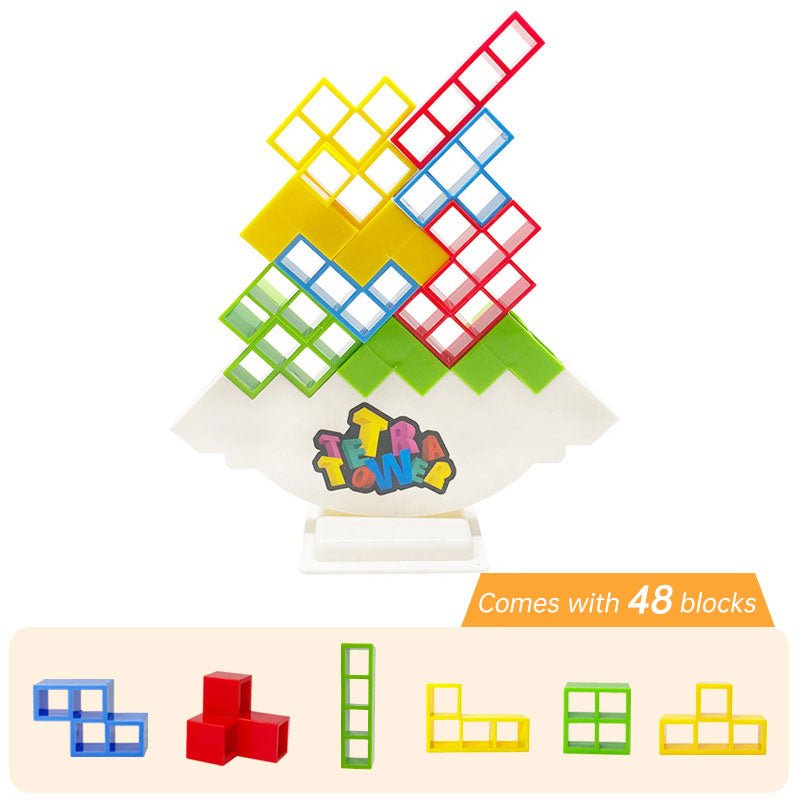 Tetra Tower Balance Stacking Game