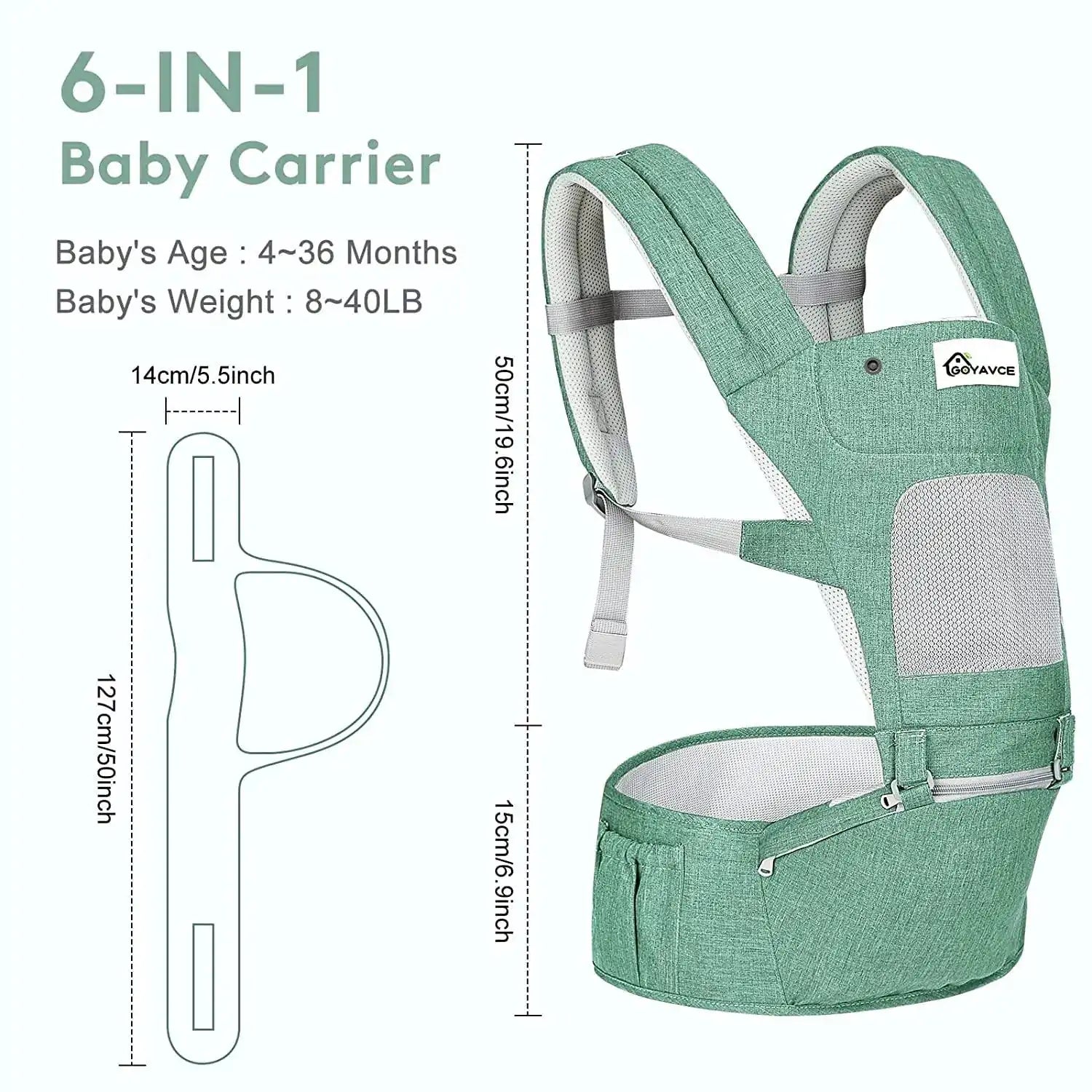 Ergonomic Baby Carrier – BAGEG1710001