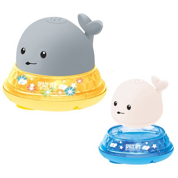 LED Water Spray Whale Toy – Light-Up Baby Bath Toy with Music & Automatic Sensor – Fun Bathtub Sprinkler for Kids