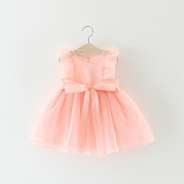 Summer Fashionable Dress Western Princess Dress Baby Girl 4 Fashion Net Celebrity 3 Years Old Summer Dress Wholesale