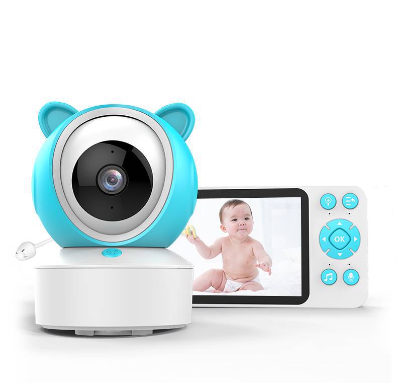 5-Inch Dual-Use Baby Monitor with Temperature Detection