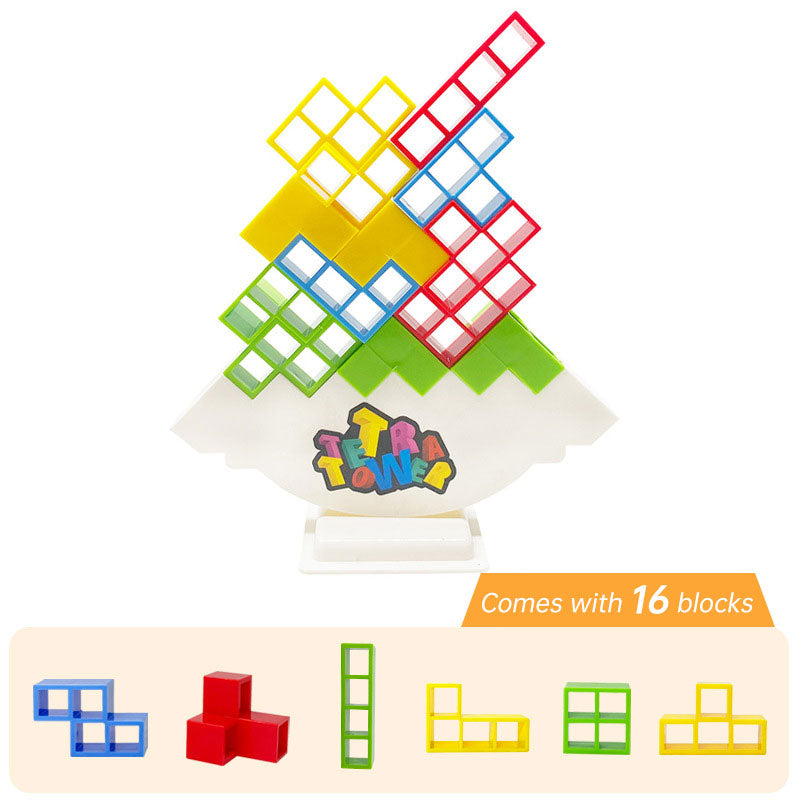 Tetra Tower Balance Stacking Game