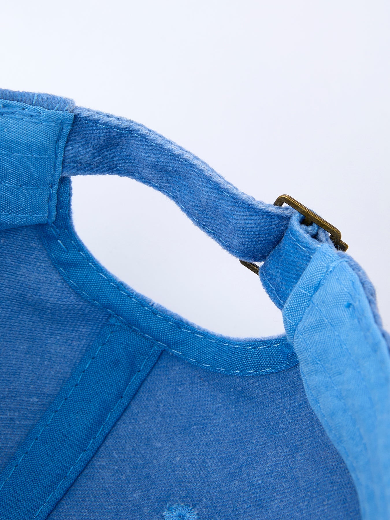 Blue Baseball Bow Applique Kids Hat