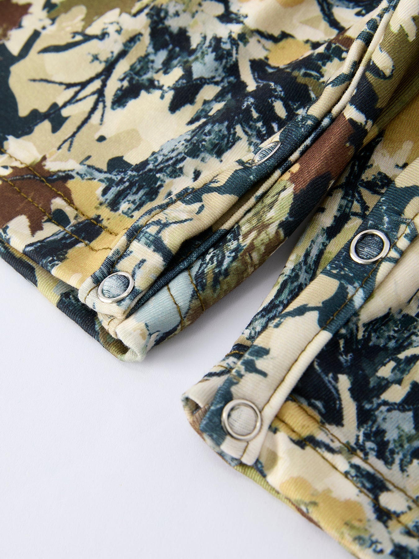 PREORDER  Camo Duck Smocking Embroidery Baby Boy Romper