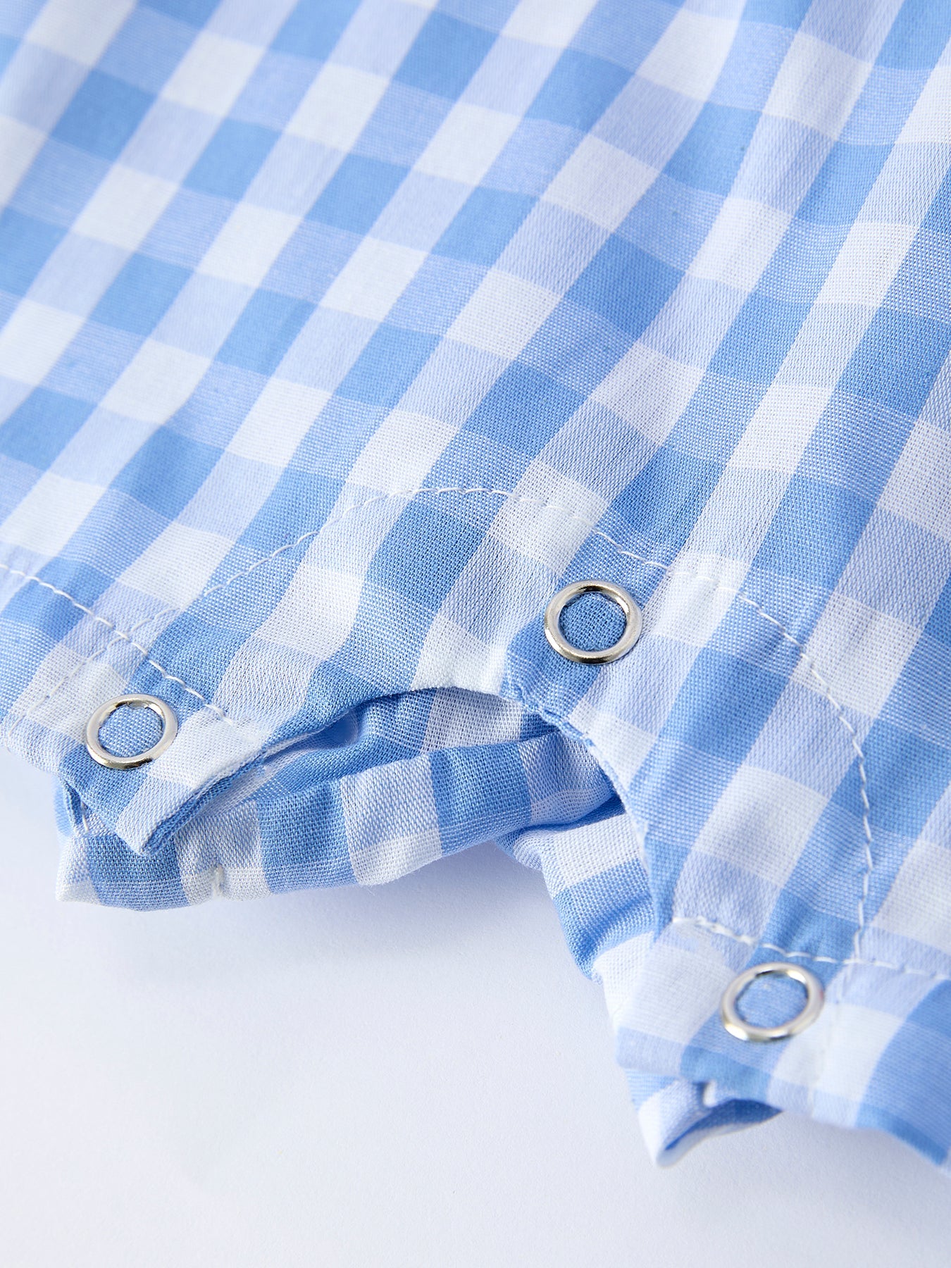 Baby Boys Summer Strawberry Embroidered Smocked Romper