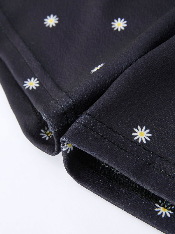 Summer Daisy  Girls Bow Ruffle Set