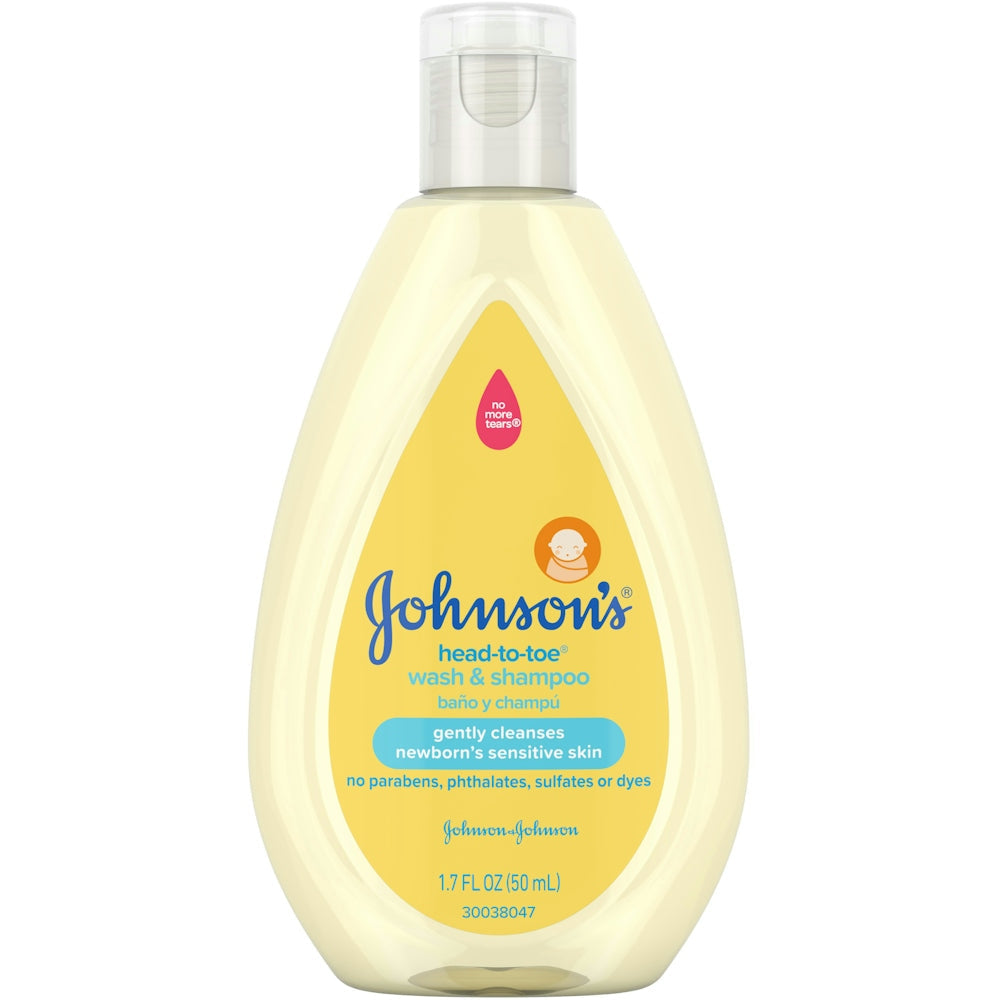 Johnson's HeadtoToe Gentle TearFree Baby Wash Shampoo For Babys Sensitive Skin 170 Oz
