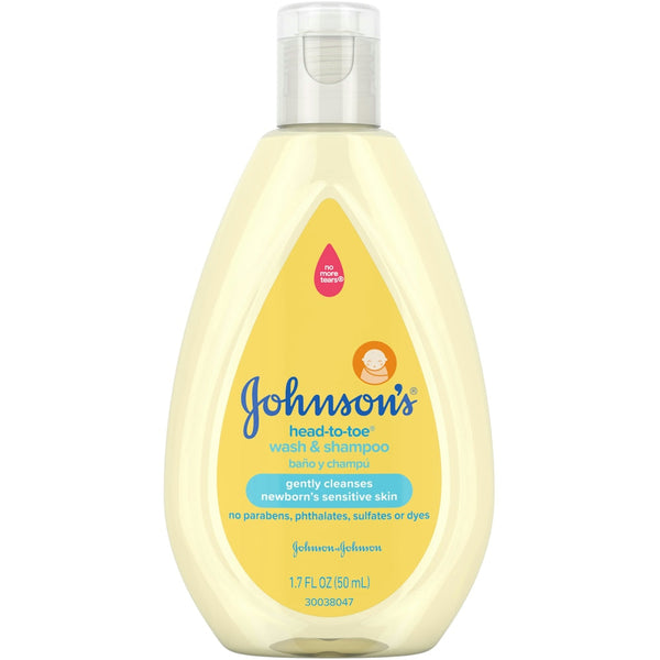 Johnson's HeadtoToe Gentle TearFree Baby Wash Shampoo For Babys Sensitive Skin 170 Oz