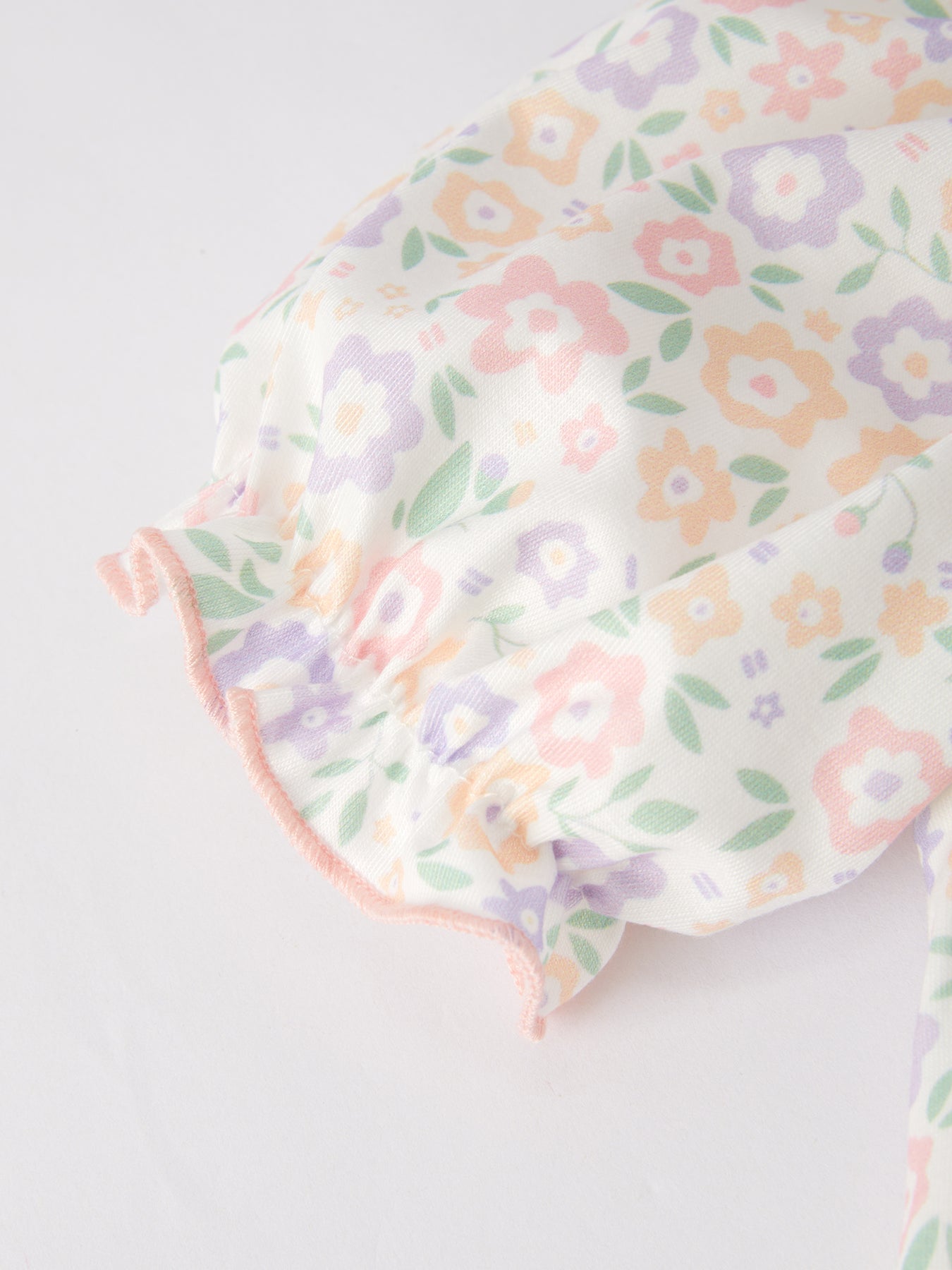 Spring Summer Cross Smocking Embroidery Colorful Dress