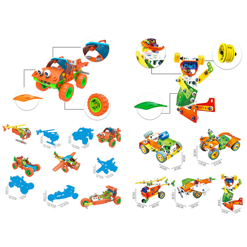 STEM Building Blocks Toy Set for Kids 4+