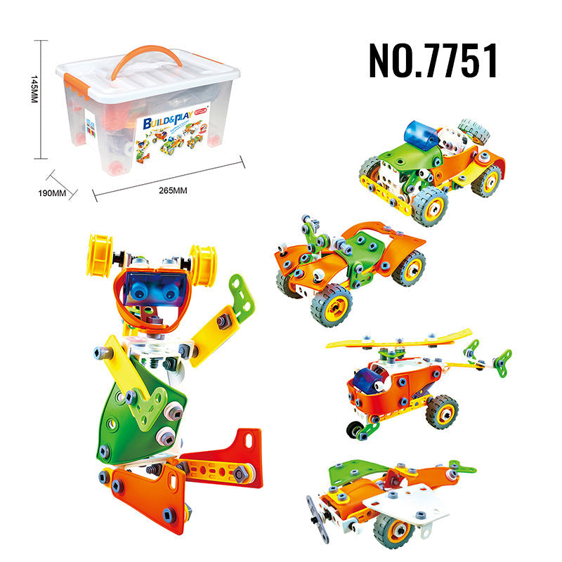 STEM Building Blocks Toy Set for Kids 4+