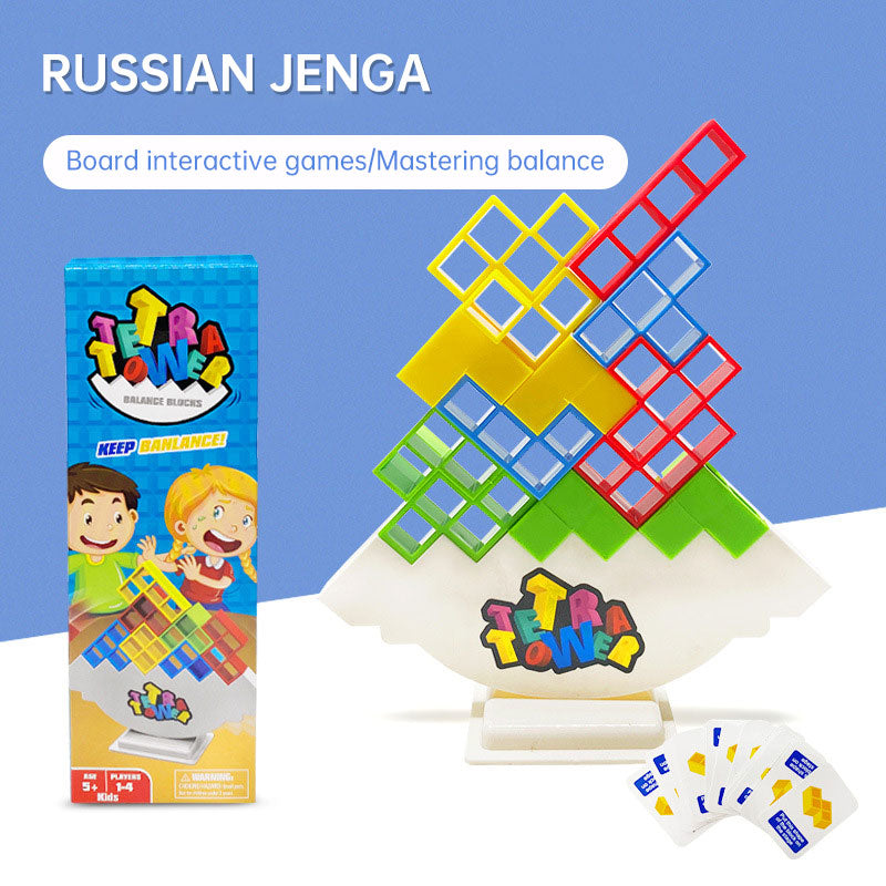 Tetra Tower Balance Stacking Game
