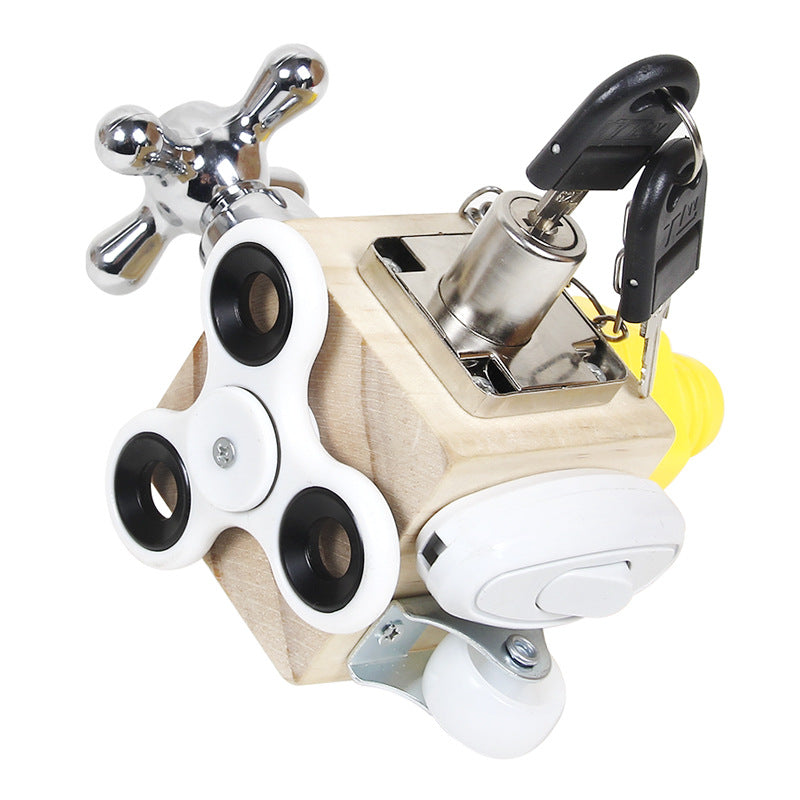 Busy Plate Montessori Young Children Early Education Puzzle Development Kindergarten Teaching Aids Baby Lock Toys