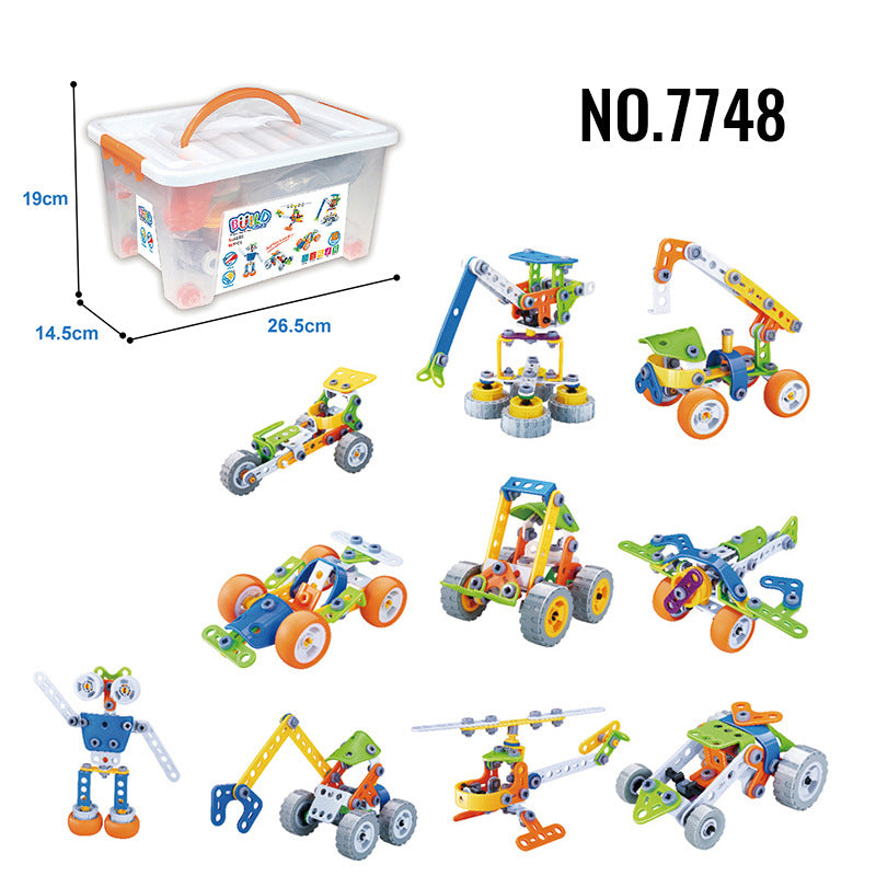STEM Building Blocks Toy Set for Kids 4+