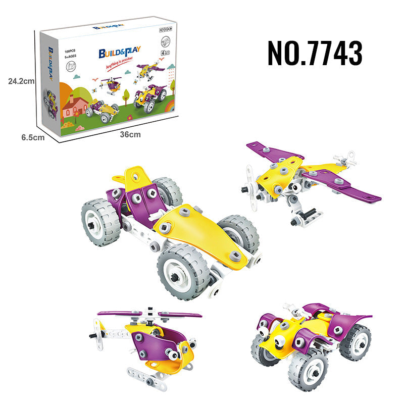 STEM Building Blocks Toy Set for Kids 4+