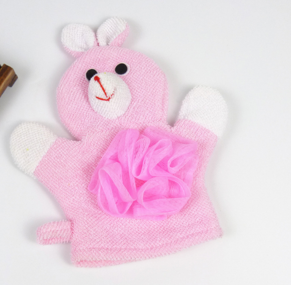 2 Pcs Cute Children Baby Shower Bathing Bath Towel 5 Colors Animals Style Shower Wash Cloth Towels