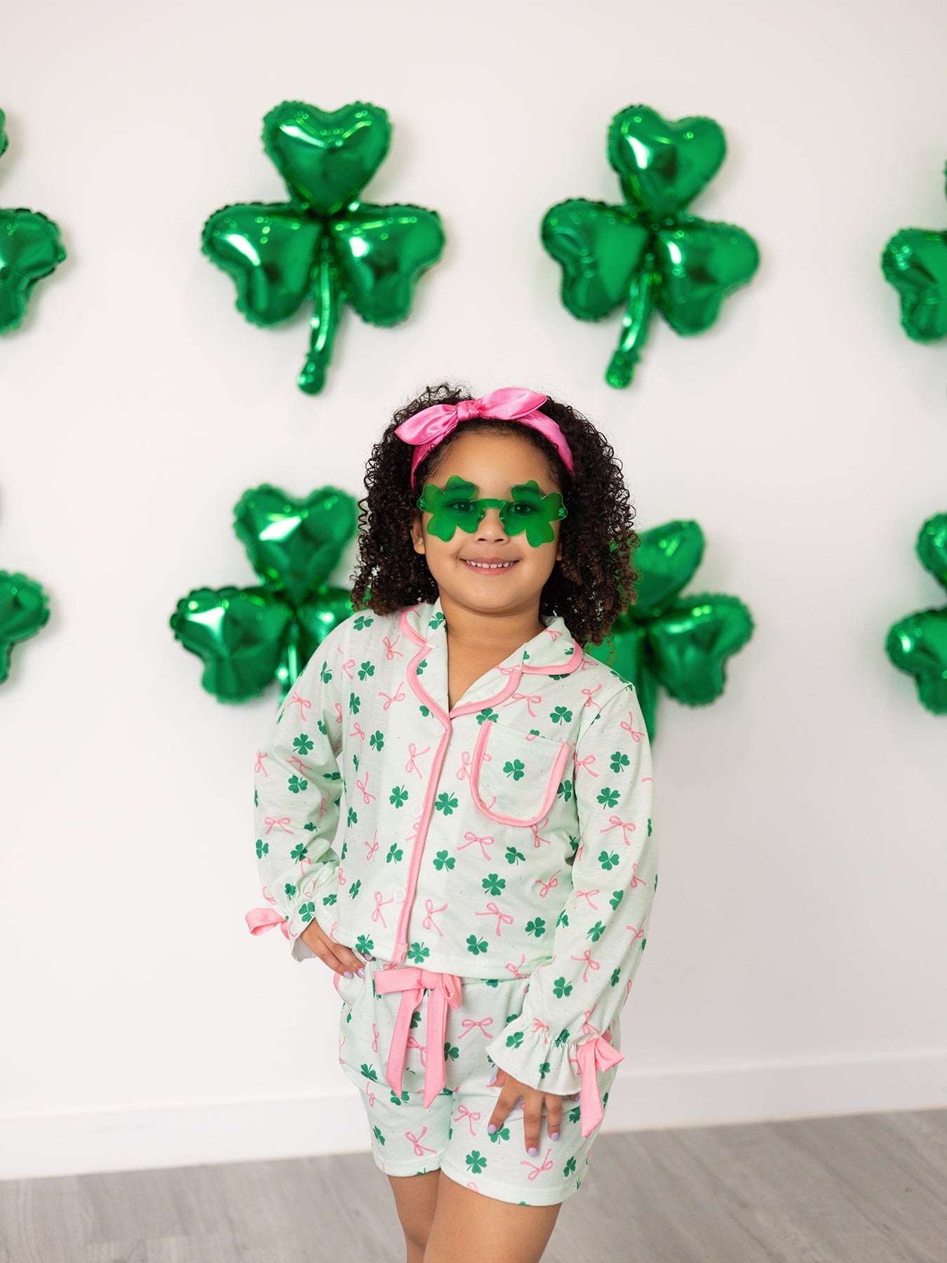 Green Shamrock Shaped Sunglasses for St. Patrick’s Day