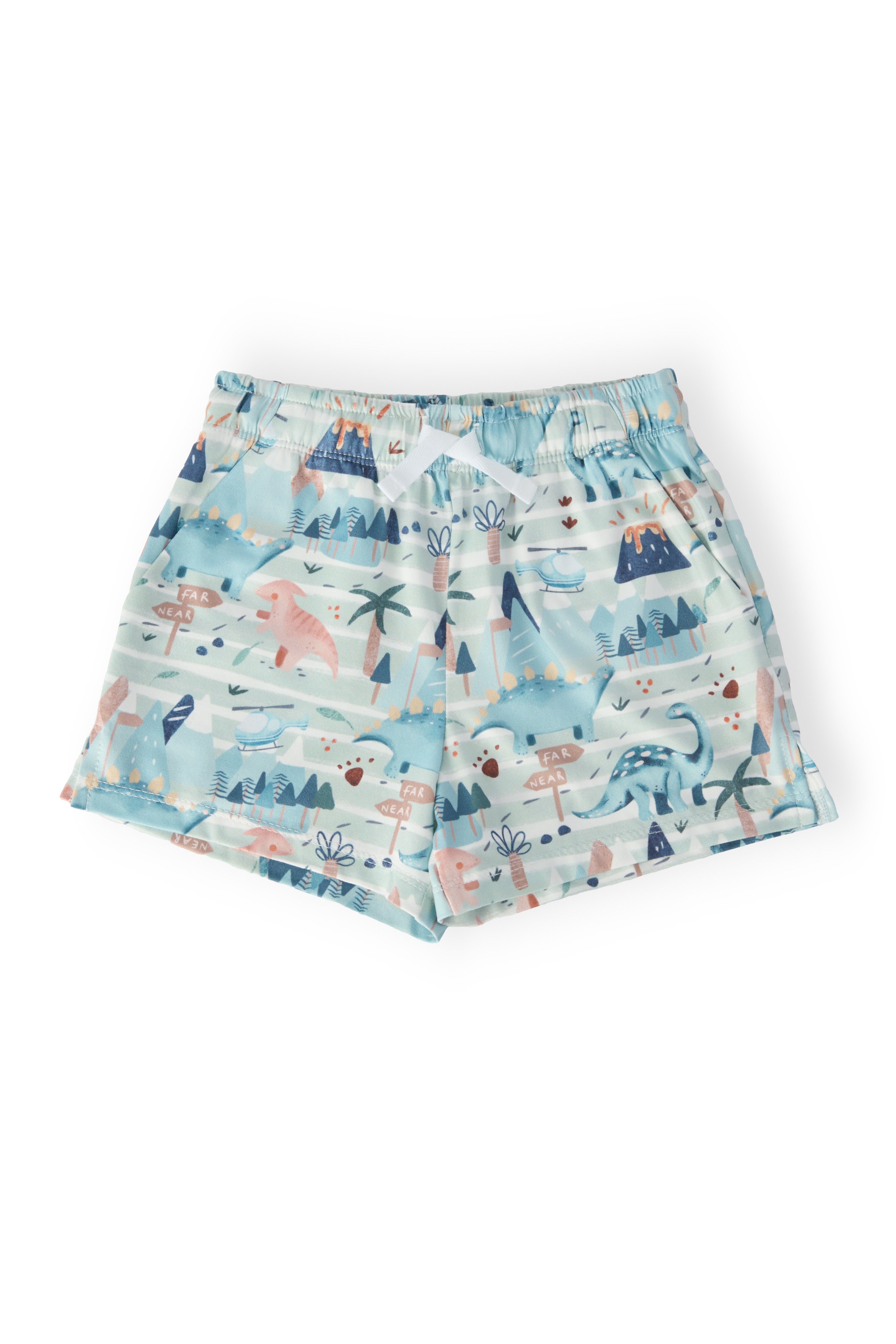 Boys Dino Tracks Play Shorts