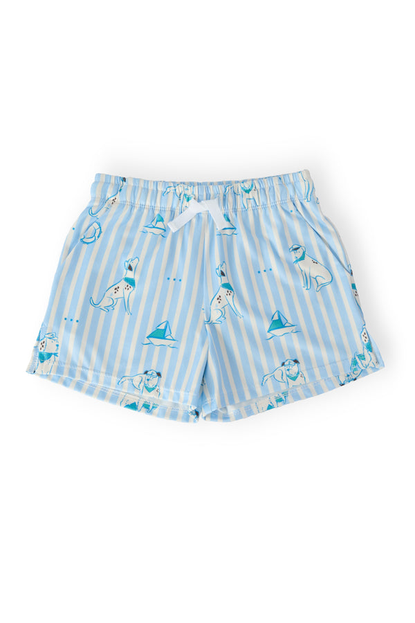 Boys Seaside Pup Play Shorts