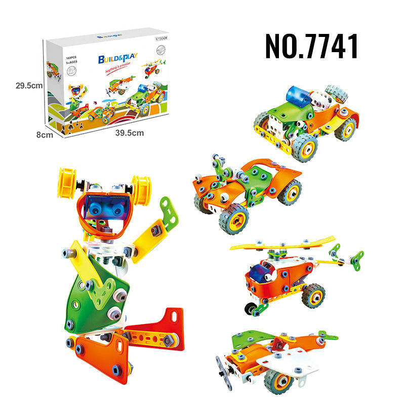 STEM Building Blocks Toy Set for Kids 4+