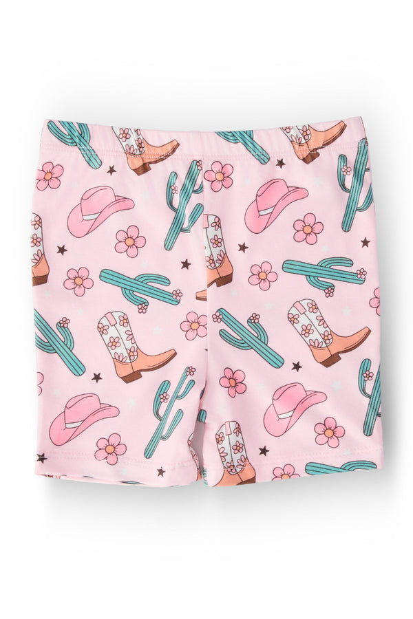 Cactus Cowgirl Twirl Shorts