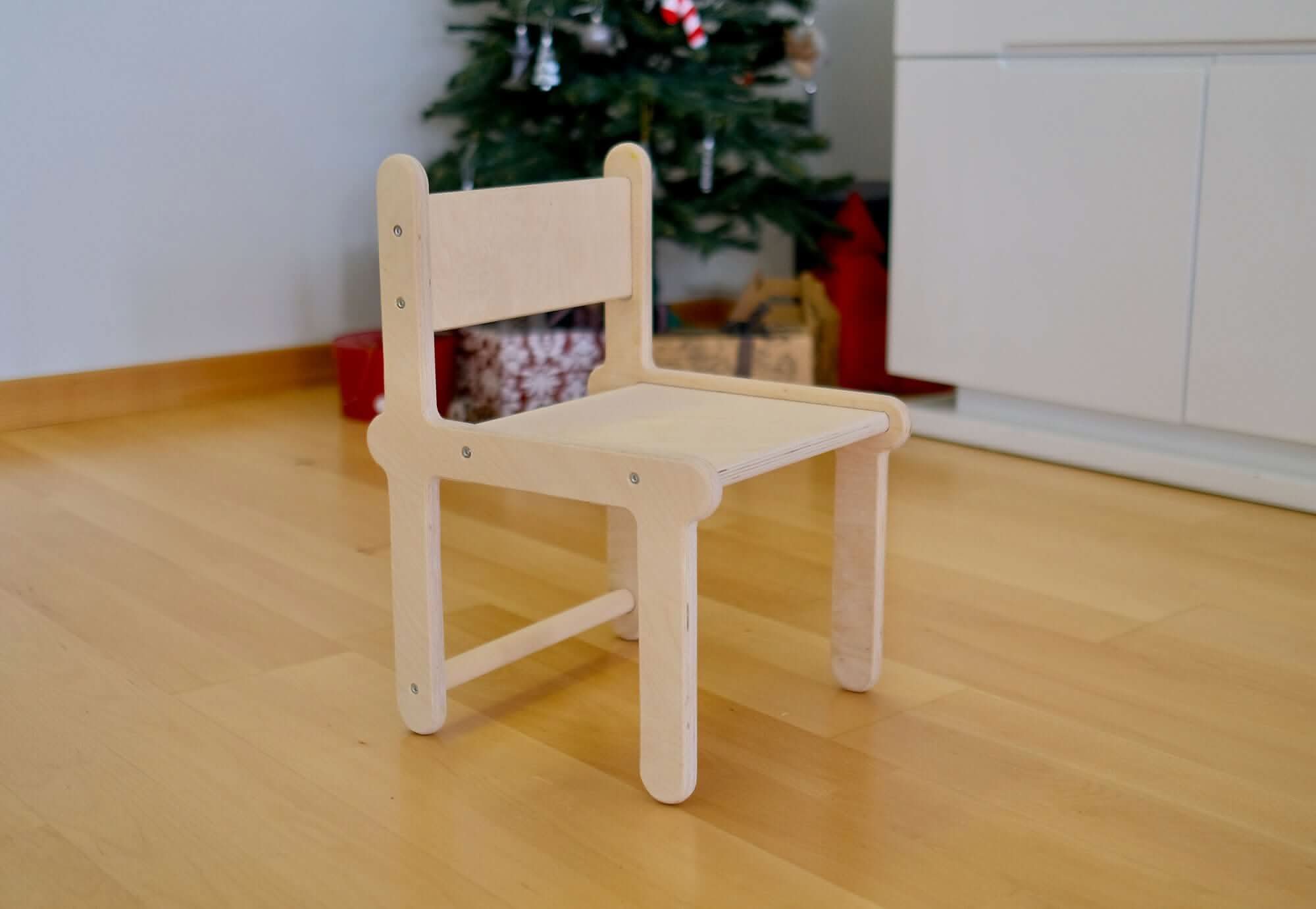 Montessori Climbing Triangle with Table and Chair