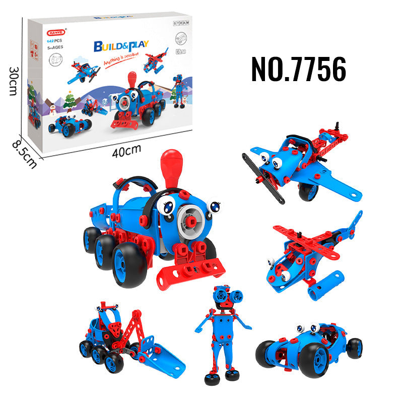 STEM Building Blocks Toy Set for Kids 4+