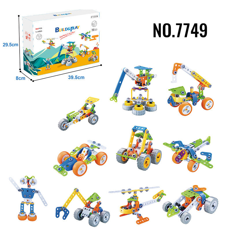 STEM Building Blocks Toy Set for Kids 4+