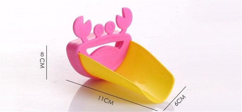 Silicone Baby Bath Toys Kids Faucet Extender children Hand Washing extender Bathroom Sink Rubber Water Reach Faucet Sink