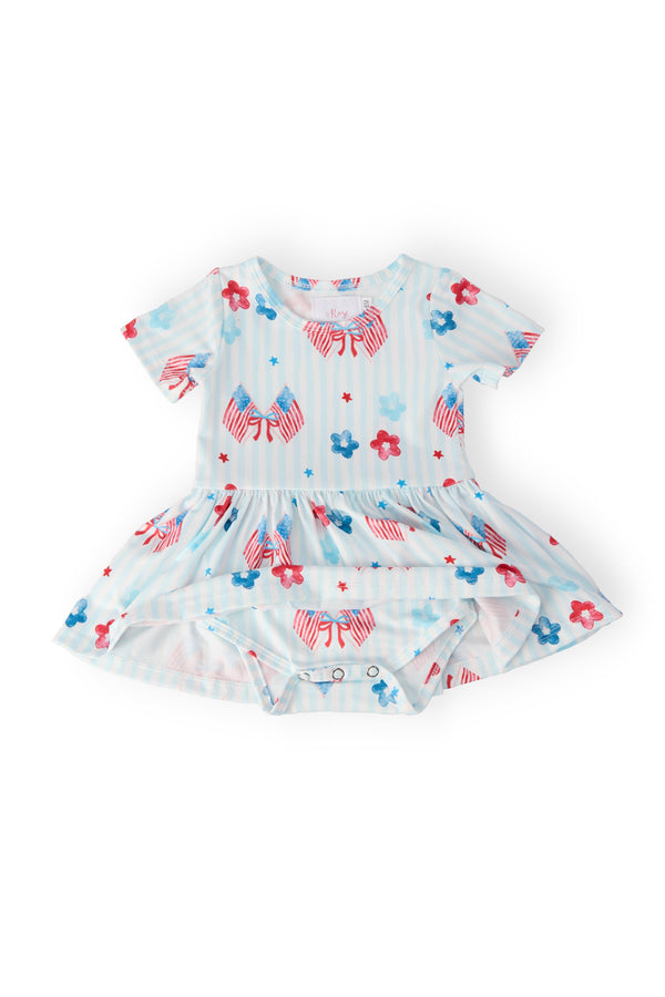 Home of the Brave S/S Twirl Bodysuit