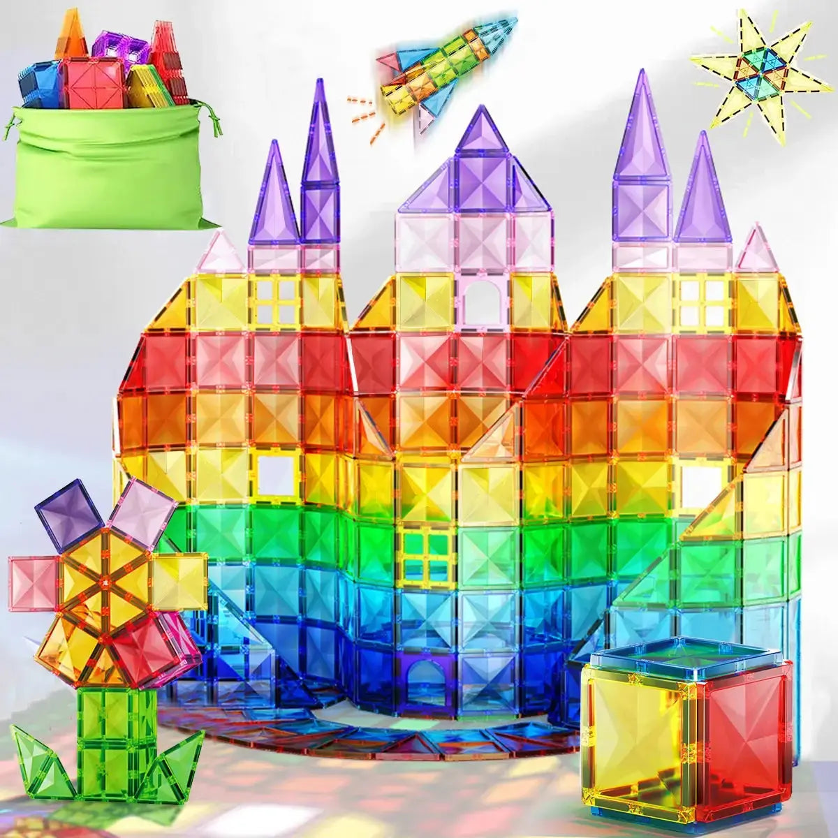 Magnetic Blocks Toy Set for Kids