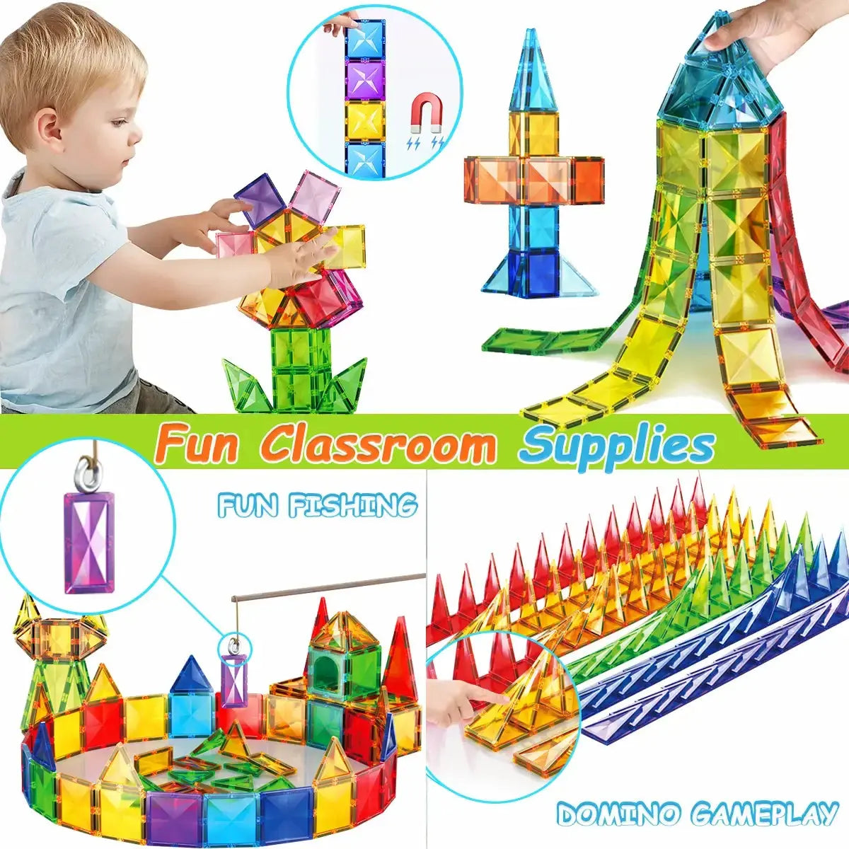 Magnetic Blocks Toy Set for Kids