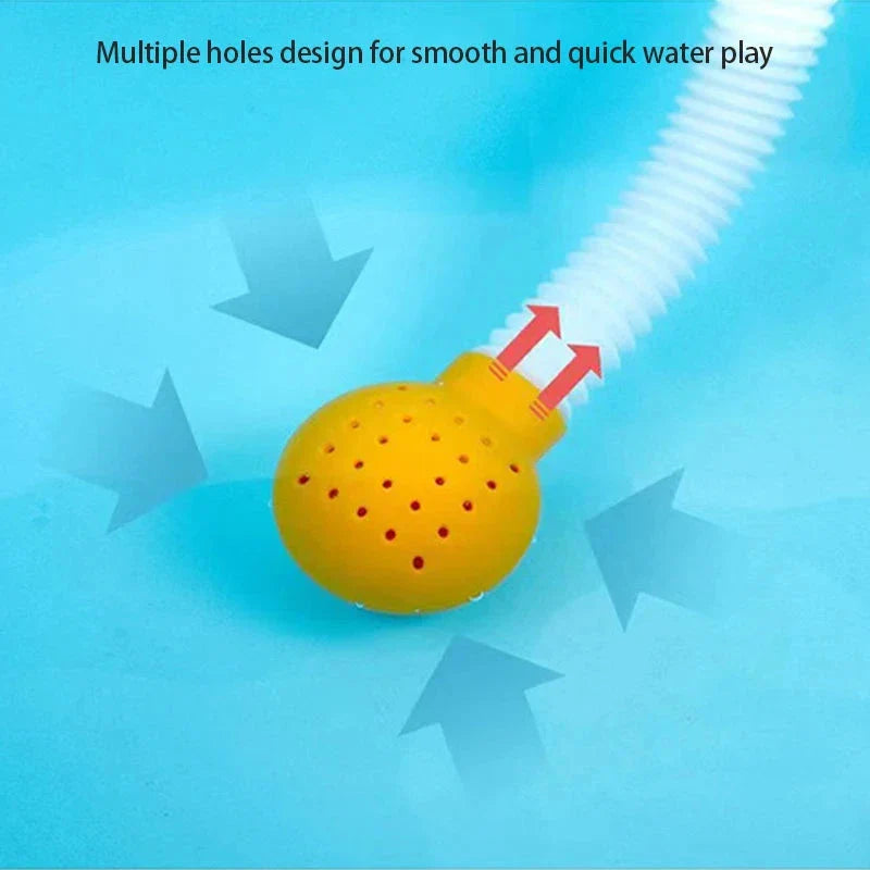 Cloud Weather Bath Toy for Kids – Educational Water Spray Toy with Rotating Nozzle & Suction Cup
