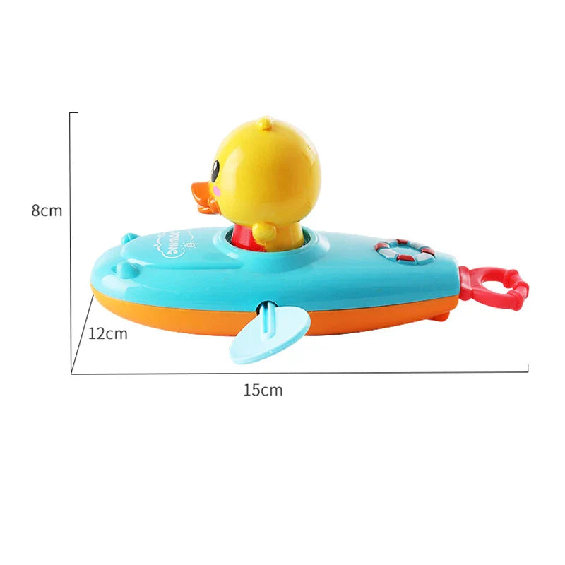 Sensory Development Bath Toys Boat & Duck
