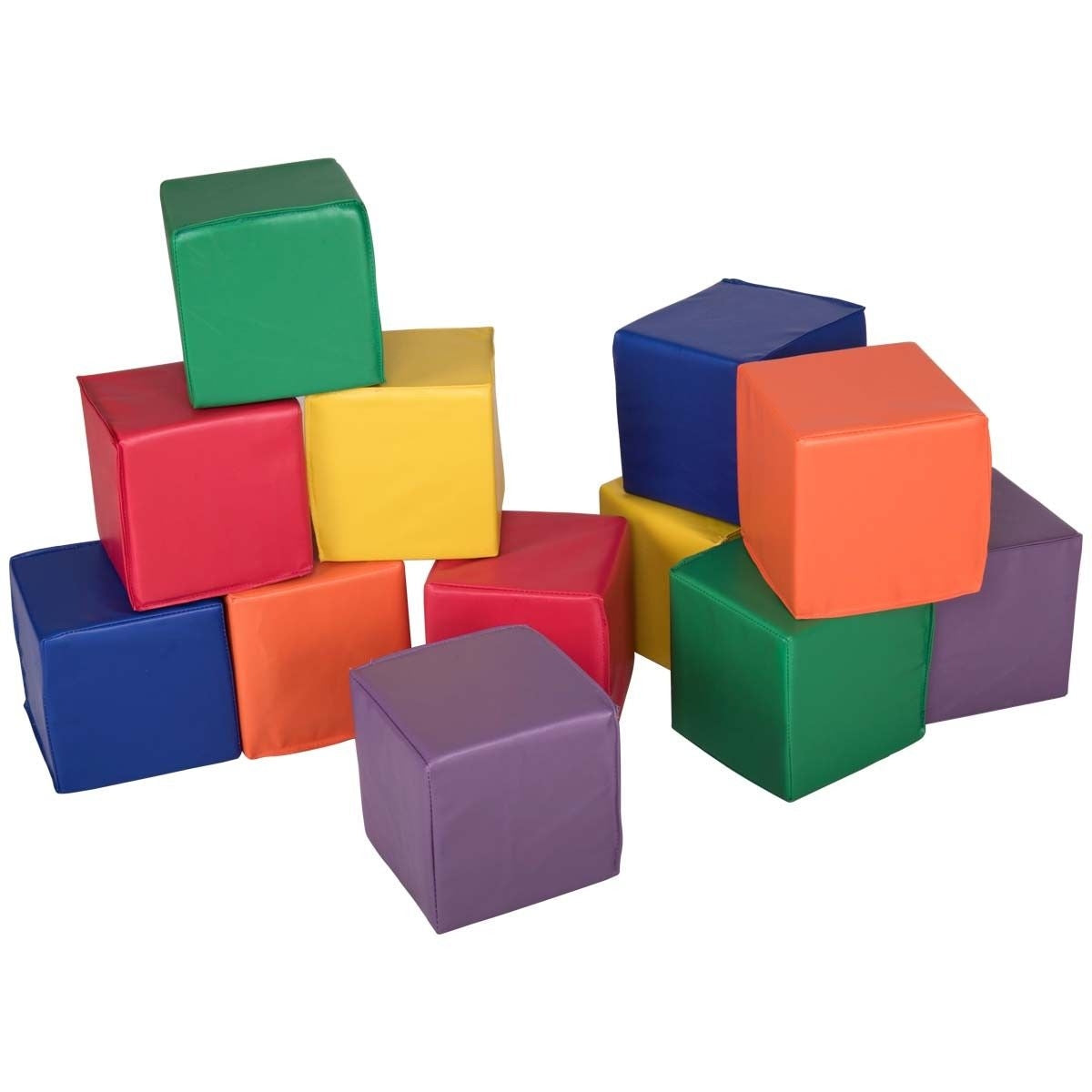 12-Piece 8-Inch PU Foam Building Blocks