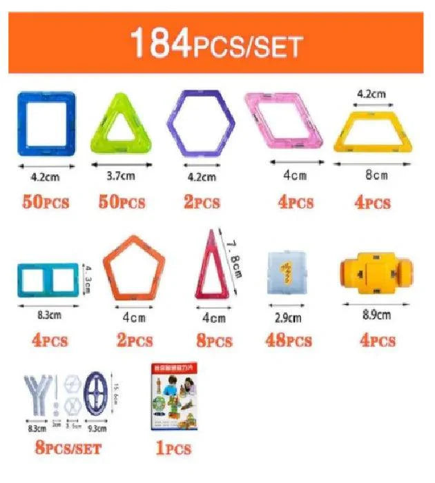 Creative Magnetic Constructor Set
