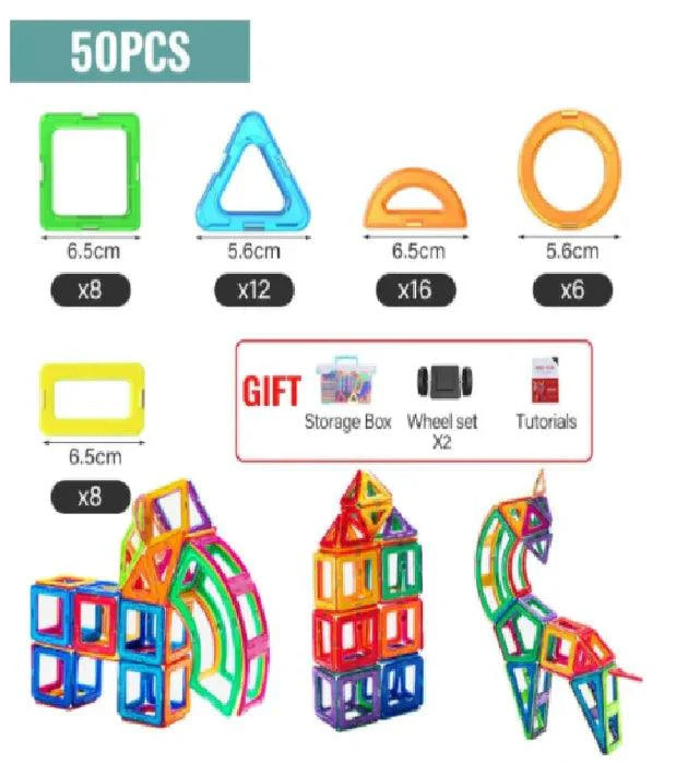 Creative Magnetic Constructor Set