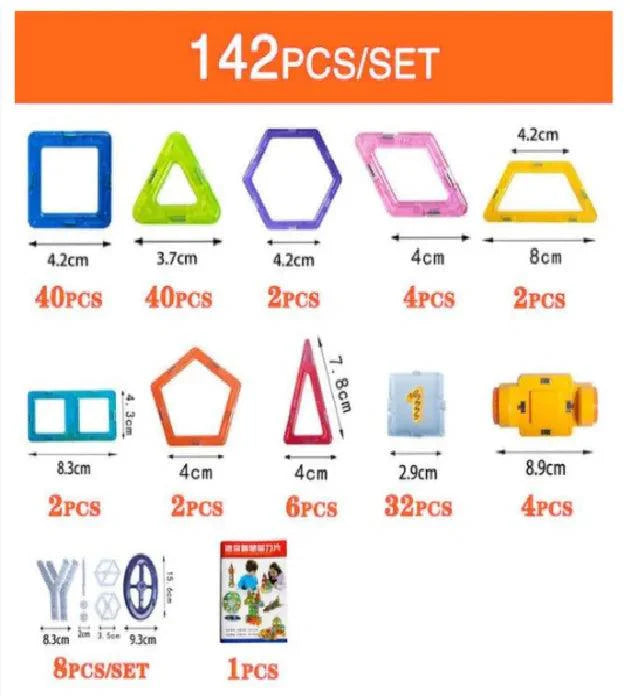 Creative Magnetic Constructor Set