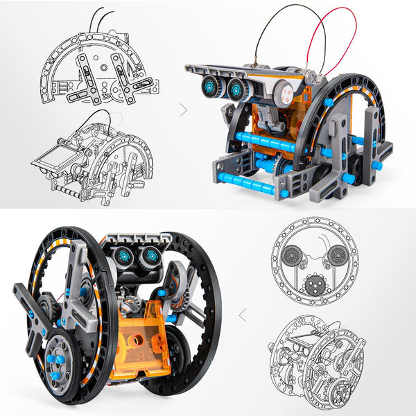 12-in-1 STEM Solar Robot Kit for Kids