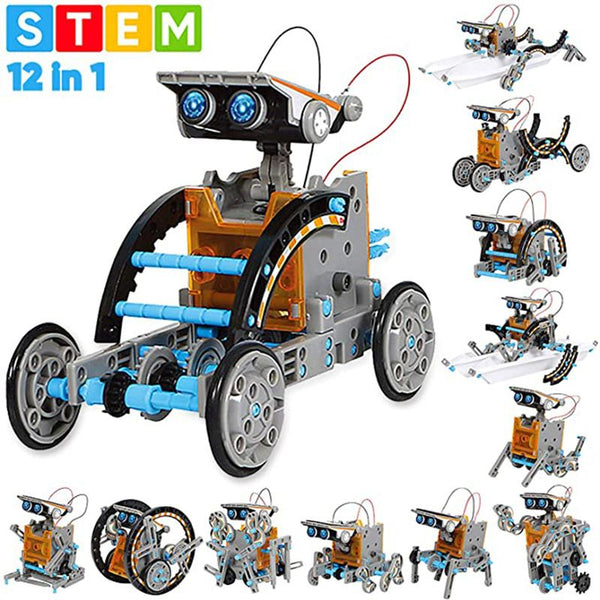 12-in-1 STEM Solar Robot Kit for Kids