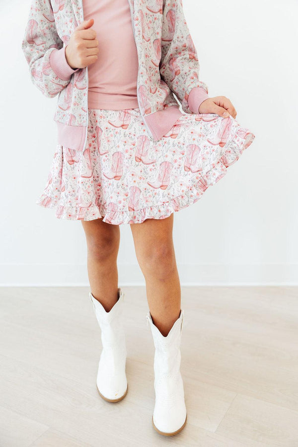 Country Girl Ruffle Twirl Skort