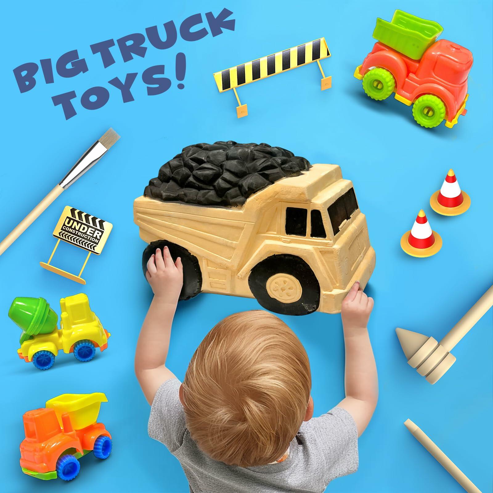 STEM Construction Truck Toy Kit with Surprise Truck