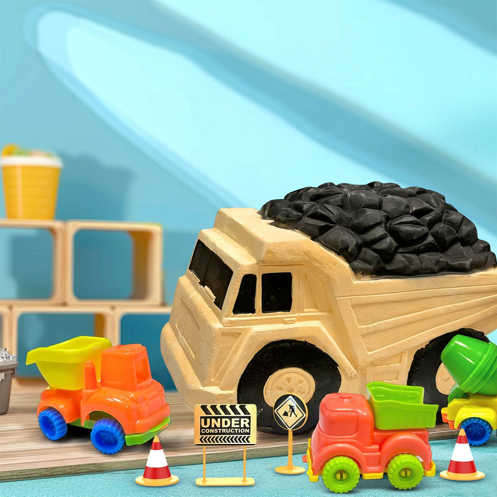 STEM Construction Truck Toy Kit with Surprise Truck