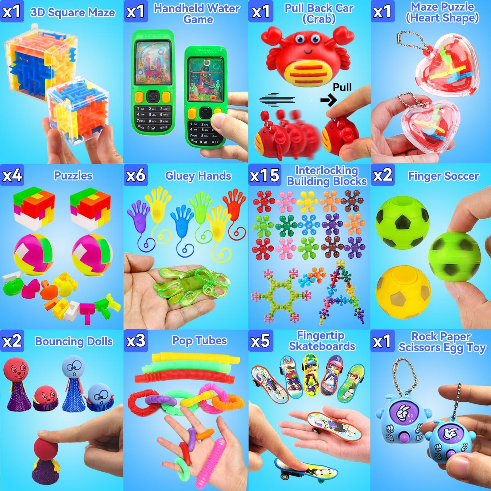 125-Piece Fidget Toys Stress Relief Set for Kids