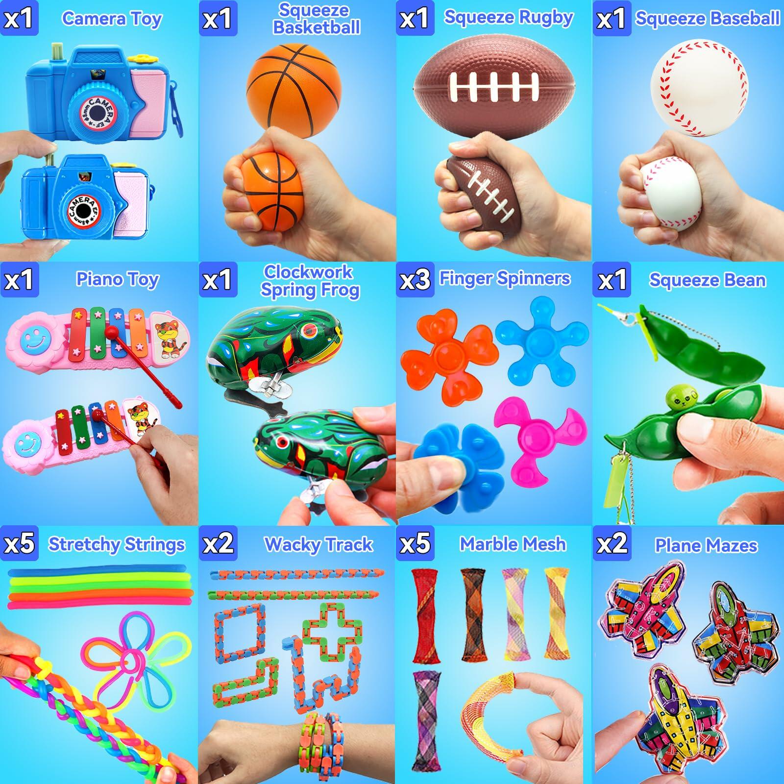 125-Piece Fidget Toys Stress Relief Set for Kids
