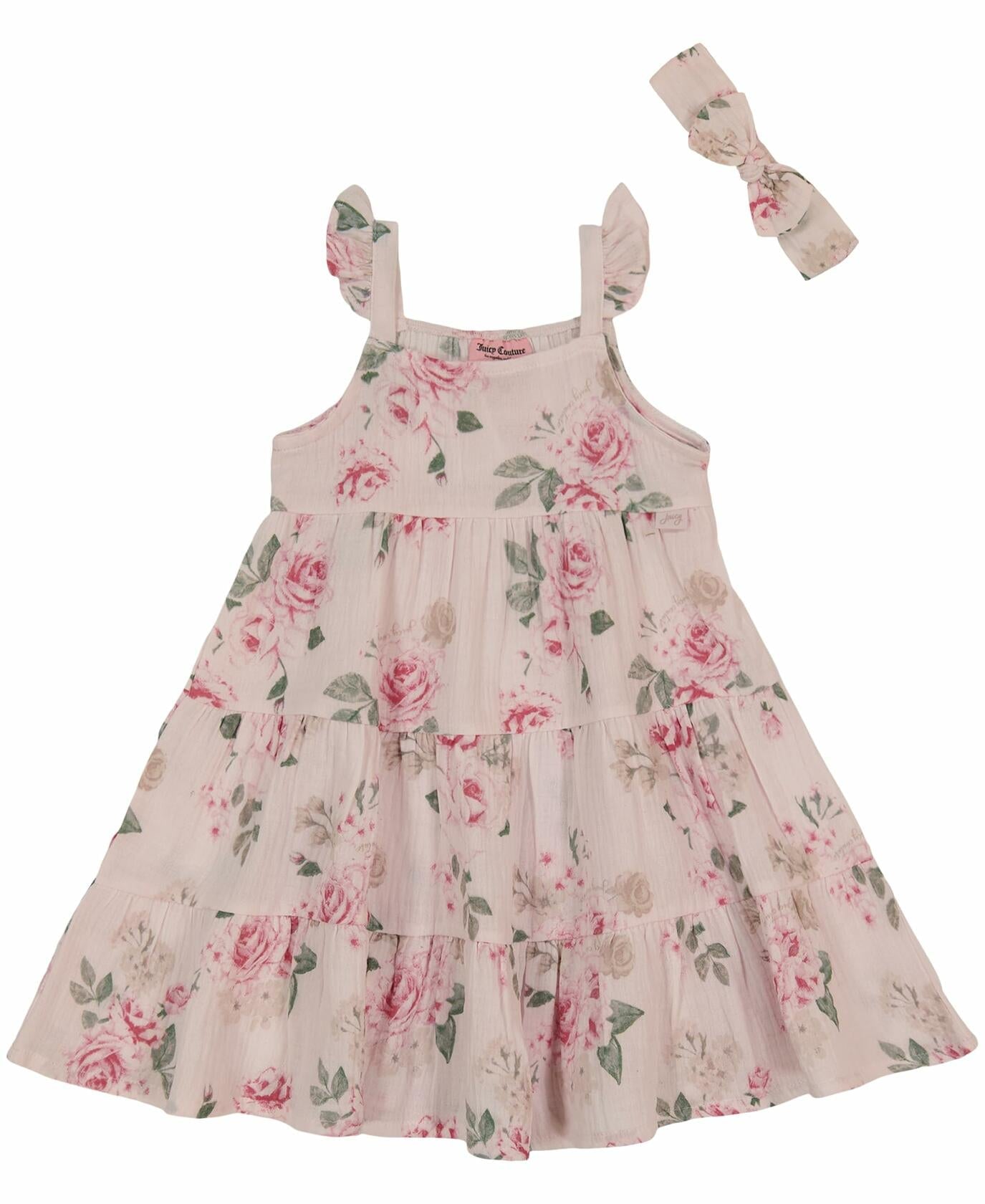 Juicy Couture Baby Girls Dress Set 2pc Infant Outfit Size 12M