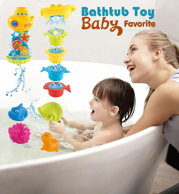 Cosaway Baby Bath Toys Ocean Animal Sprinkler Beach Pool Set 6-12 Months