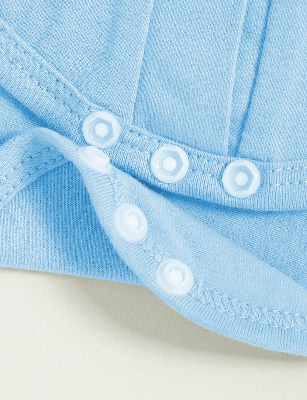 FoWear Baby Boy Easter Outfit Romper Rabbit Print Pants 4PCS Size 0-3M