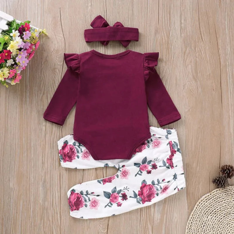 Cute Baby Girl Romper Set - # BAAA71710003