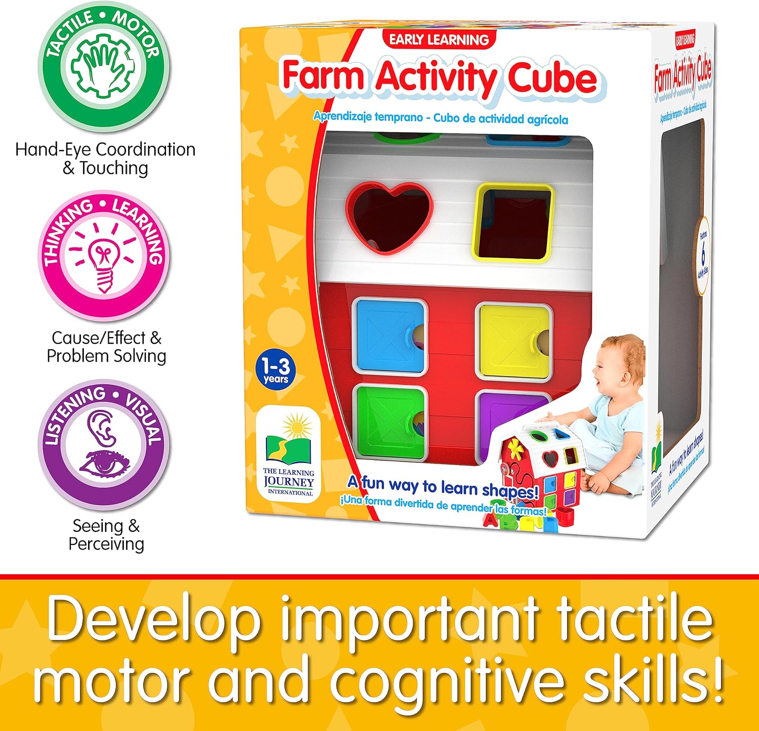 Farm Activity Cube for Kids